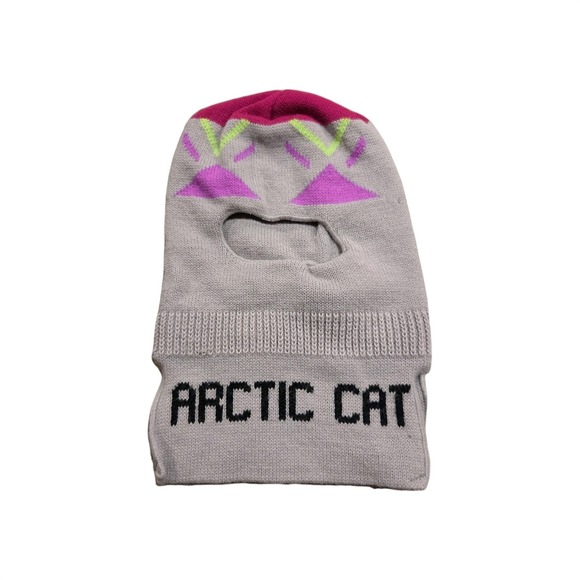 Arctic Cat Accessories - Vintage 80s Arctic Cat Acrylic Full Face Snowmobile Mask balaclava